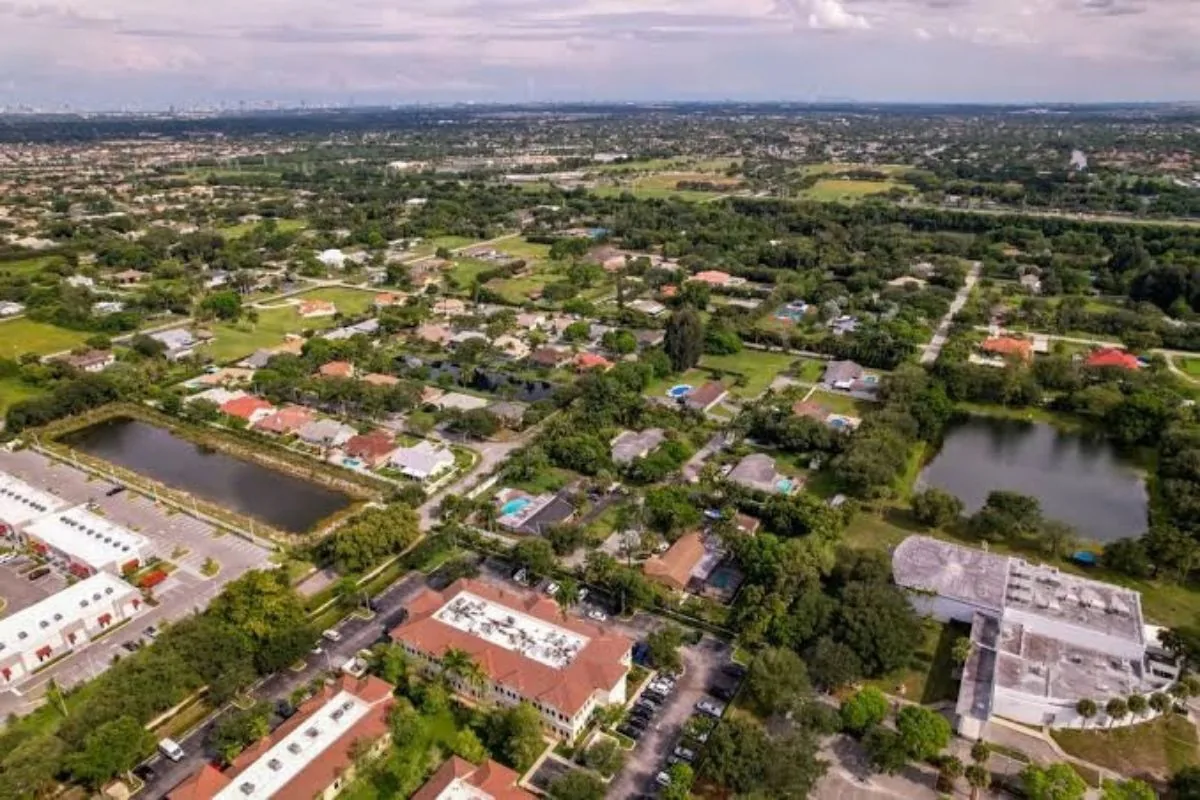 Brian Piccolo Park entrance in Cooper City, FL